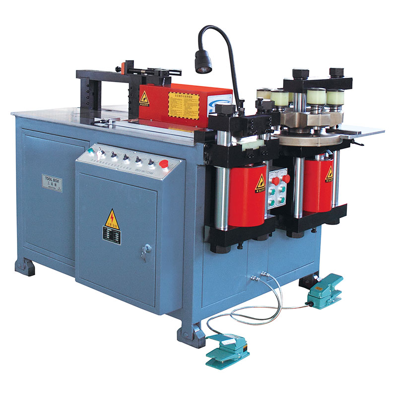 Three-station busbar processing machine JPMX-303CM