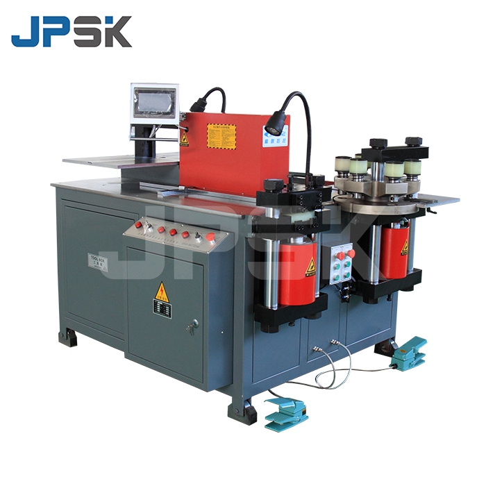 Hydraulic cnc bus bar processing machine